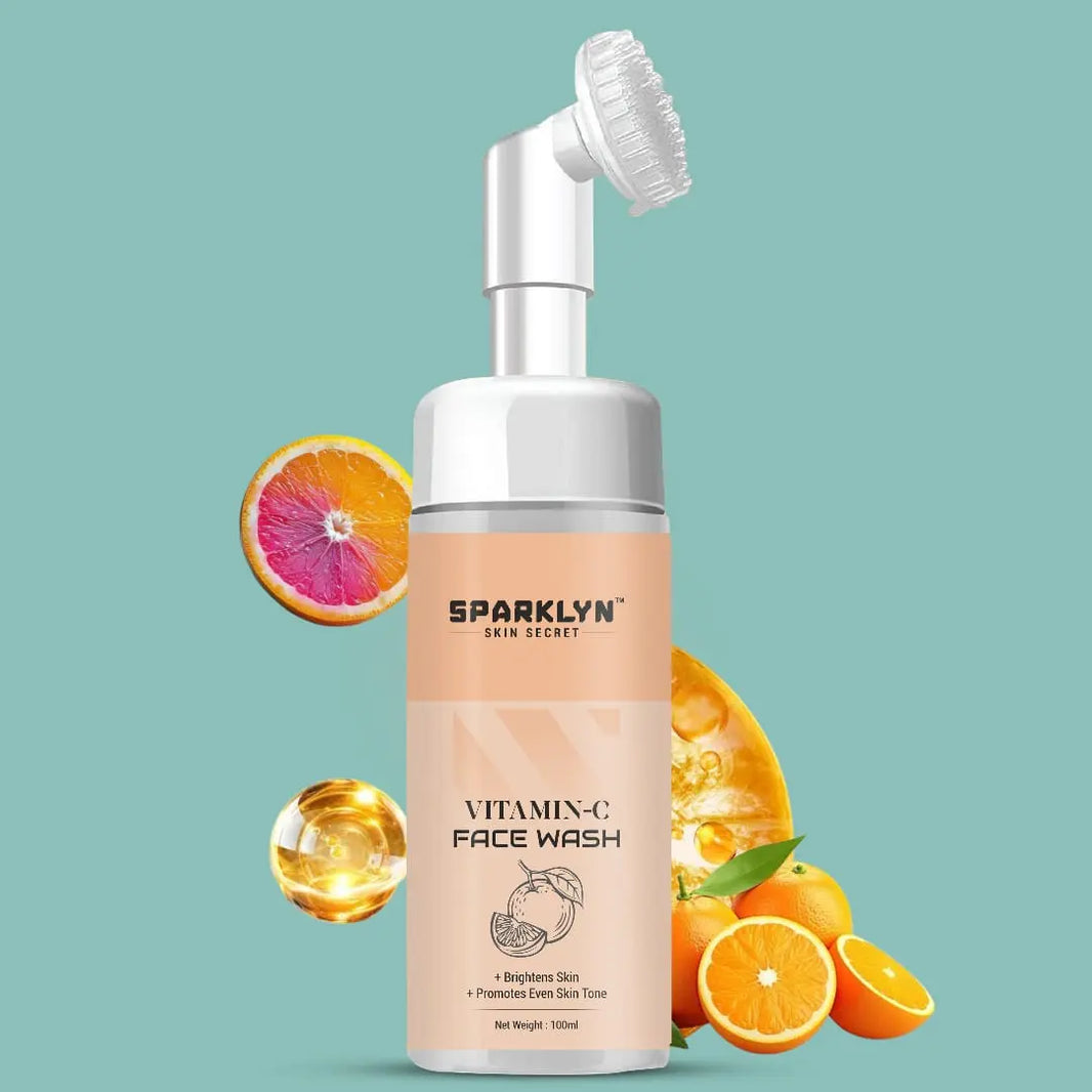 Sparklyn Vitamin C and Niacinamide Face Wash – 100ml bottle